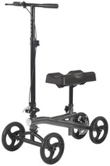 Portable Folding Bariatric Knee Walker with Front Storage Bag - Rhythm Healthcare