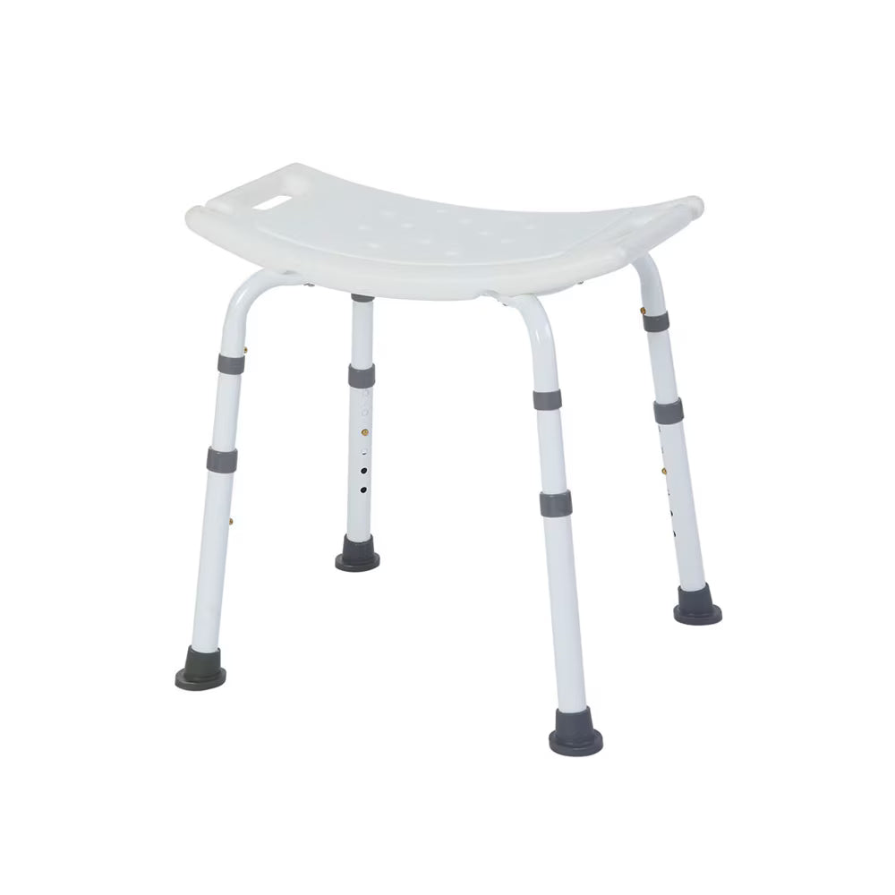 Deluxe Aluminum Shower Bench/Chair- With or Without Backrest