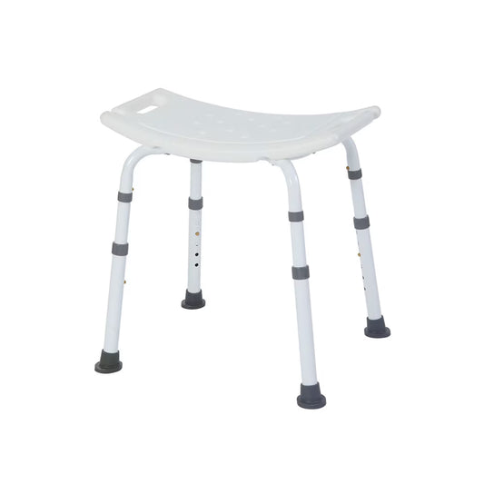 Deluxe Aluminum Shower Bench/Chair- With or Without Backrest