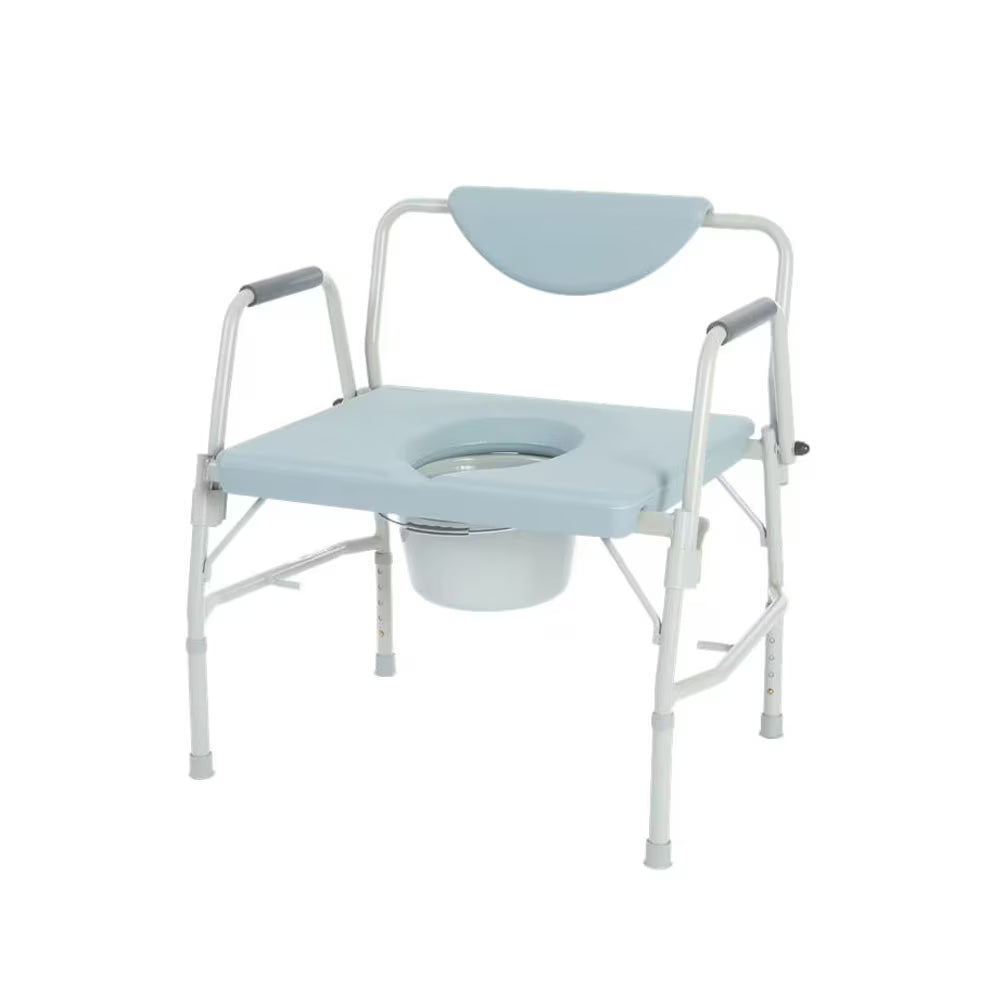 Deluxe Bariatric Drop Arm Commode - Rhythm Healthcare