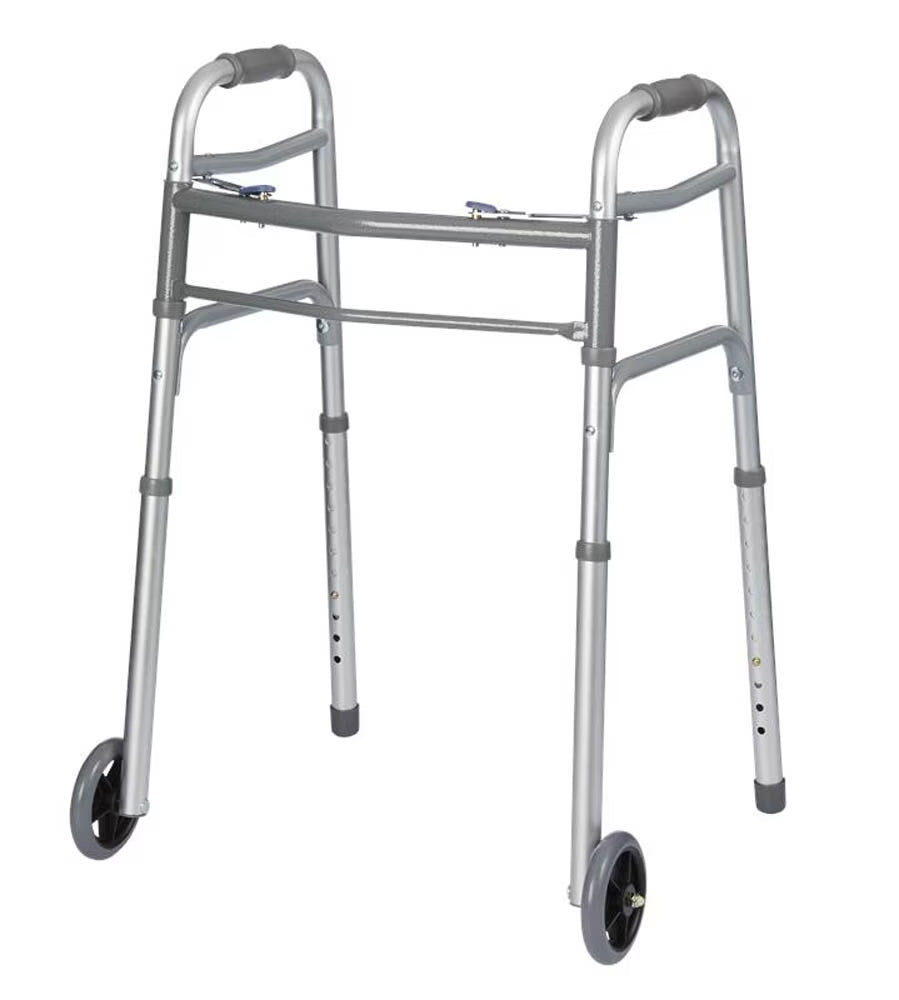 Two Button Folding Walker - Rhythm Healthcare