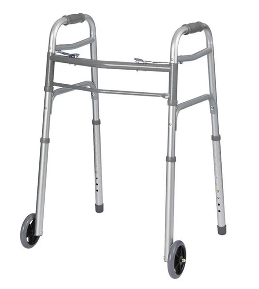 Two Button Folding Walker - Rhythm Healthcare
