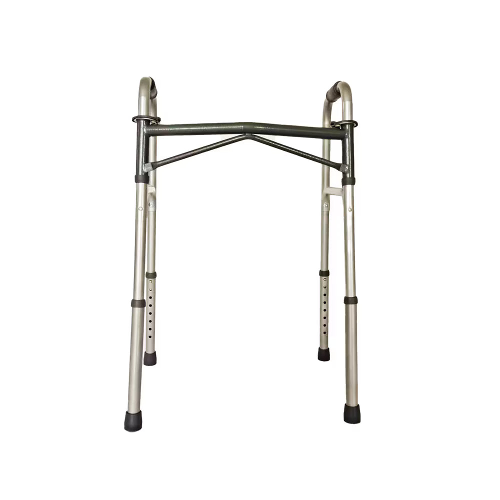 Steel Two Button Folding Junior Walker