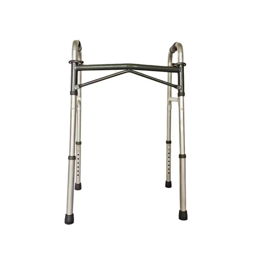 Steel Two Button Folding Junior Walker